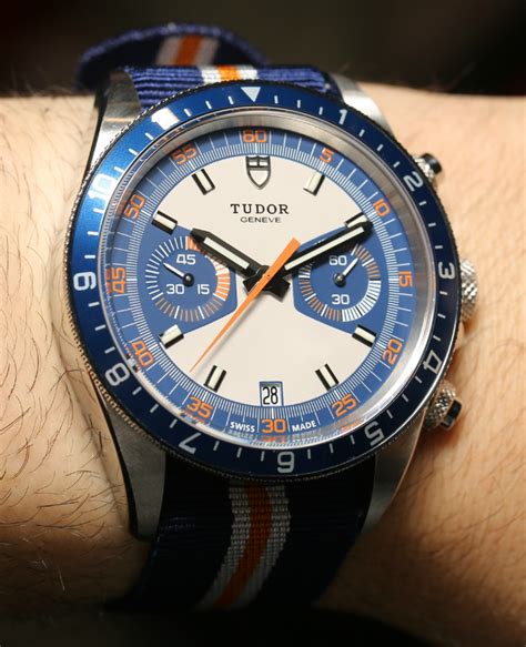 tudor heritage chrono dimensions|tudor heritage chrono blue price.